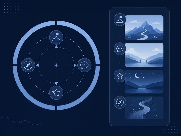 Instagram story viewer illustration